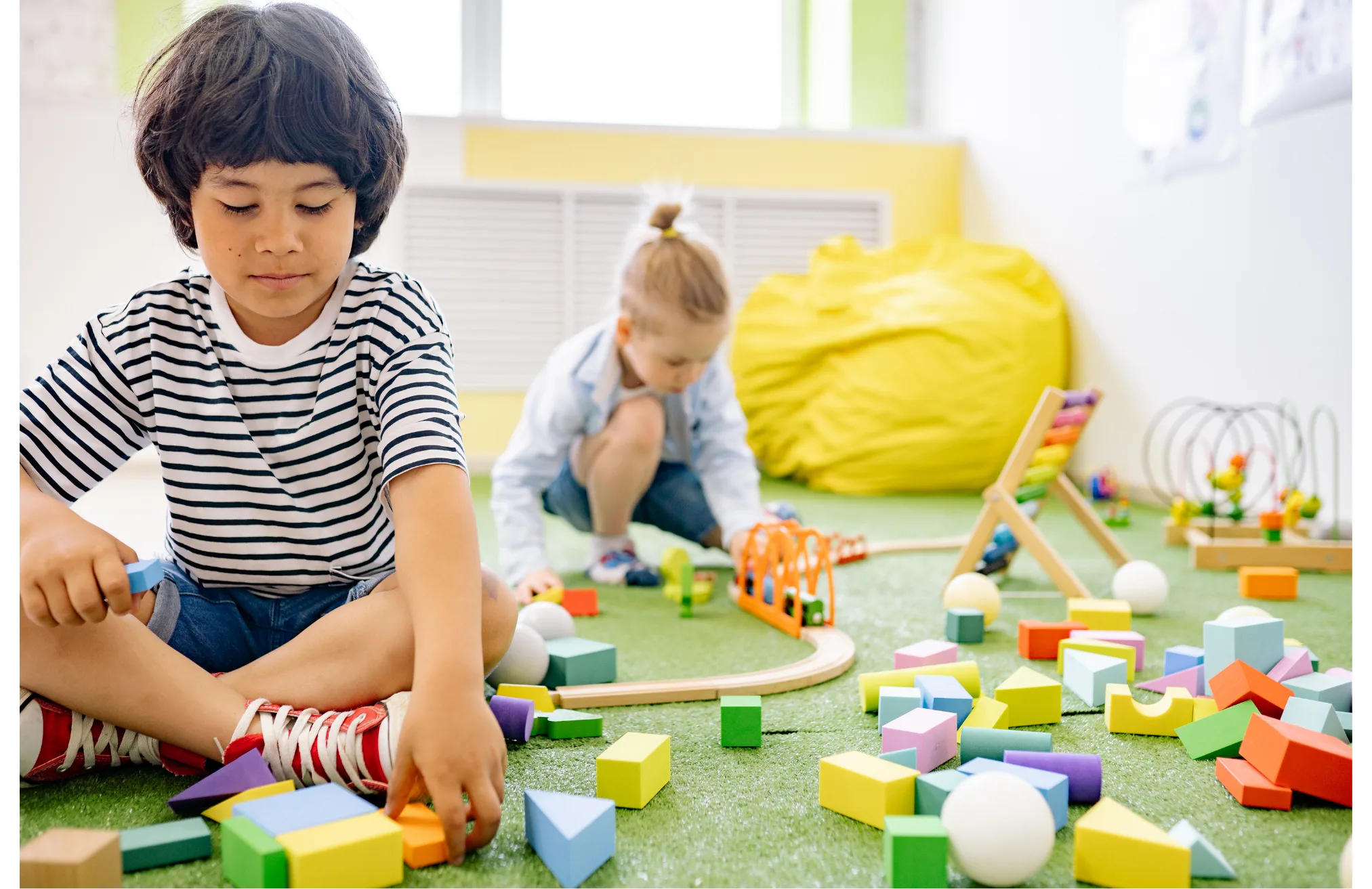 Creative time at Kidstown licensed daycare Mission BC